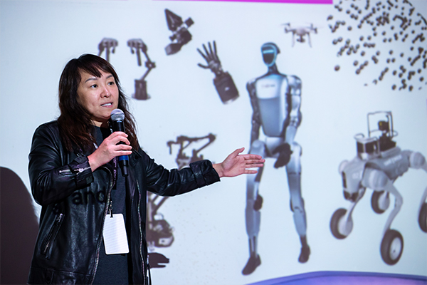 Yutong Liu, lecturer in the&nbsp;School of Cyber & Decision Sciences and director of the&nbsp;Motion Capture Studio, delivered expert insights into emerging AI trends.